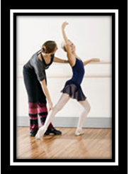 Ballroom Dancing and Ballet in Long Island | Silva Dance studios Ballet Dancer with Instructor